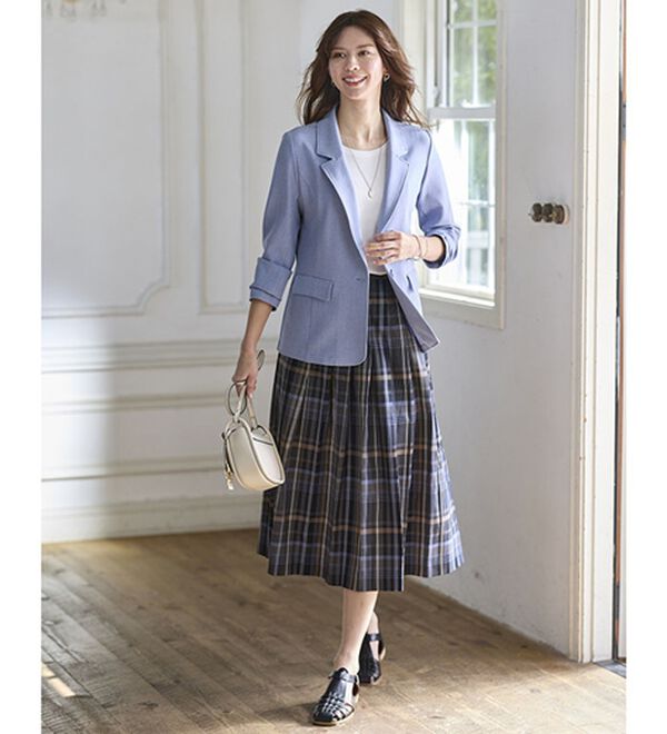 BELLUNA（ベルーナ）の「＜楽スタフィット＞テーラードジャケット（テーラードジャケット）」｜詳細画像