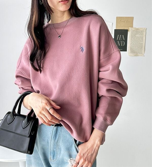 GeeRA（ジーラ）の「【U.S. POLO ASSN.】表ピーチ裏起毛スウェット（トレーナー・スウェット）」｜詳細画像