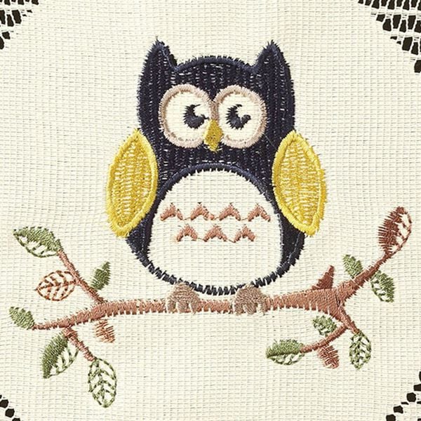 「刺しゅう入りレースのれん（のれん・間仕切り・カフェカーテン）」｜詳細画像