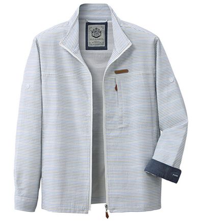 「お洒落なボーダージャケット（メンズジャケット）」