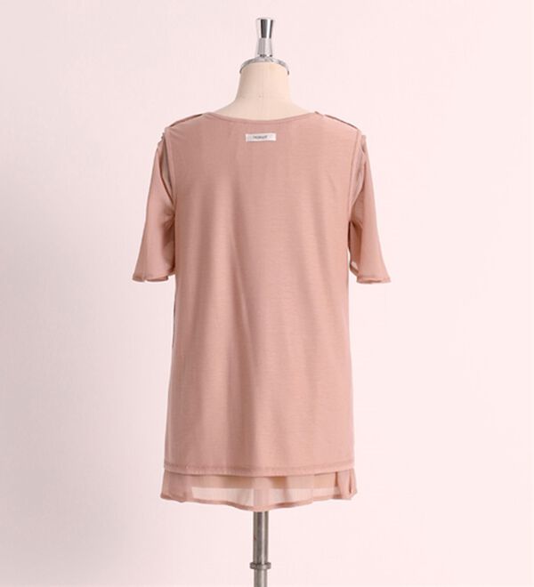 BELLUNA（ベルーナ）の「ふわり涼やか！楊柳シフォン重ねチュニック（チュニック）」｜詳細画像