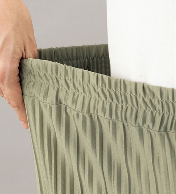 ルフラン（ルフラン）の「【３本組】レギンスより「ほっそり見せ」プリーツパンツ（フルレングスパンツ）」｜詳細画像