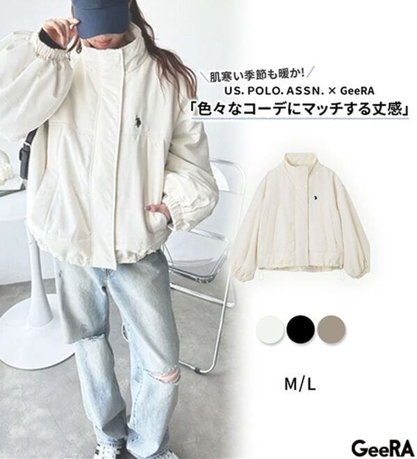 GeeRA（ジーラ）の「【U.S. POLO ASSN.】モンスター中わたブルゾン（ブルゾン）」｜詳細画像