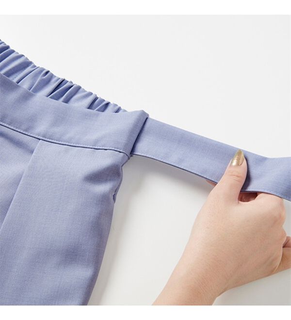 RANAN（ラナン）の「リボンデザインボックスタックワイドパンツ（ワイドパンツ・ガウチョ）」｜詳細画像