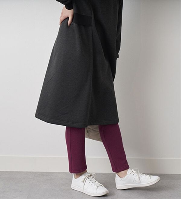 BELLUNA（ベルーナ）の「まるではく毛布！静電防止付裏ファーレギンス（スパッツ・レギンス）」｜詳細画像