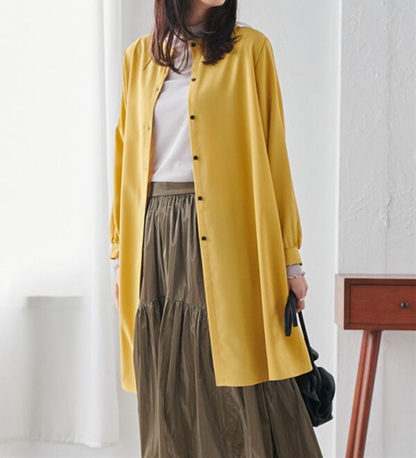 RANAN（ラナン）の「２ＷＡＹボタン使いフレアーブラウス（ブラウス）」｜詳細画像