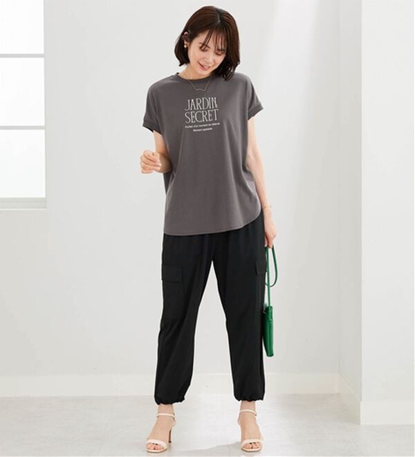 BELLUNA（ベルーナ）の「ヒンヤリ爽快！ドロスト使いカーゴパンツ（その他パンツ）」｜詳細画像