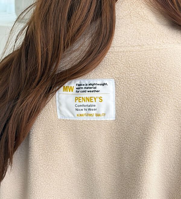 GeeRA（ジーラ）の「【ＰＥＮＮＥＹＳ】配色フリースプルオーバー（トレーナー・スウェット）」｜詳細画像