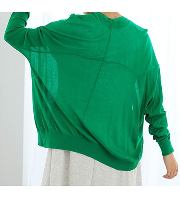 GeeRA（ジーラ）の「【冷房対策に】ひんやりUV対策！ドルマンカーディガン（ニットカーディガン）」｜詳細画像