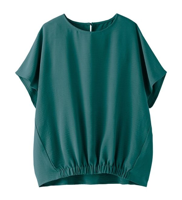 BELLUNA（ベルーナ）の「【2つの機能付き】お手入れ楽々！裾ギャザープルオーバー（ブラウス）」｜詳細画像