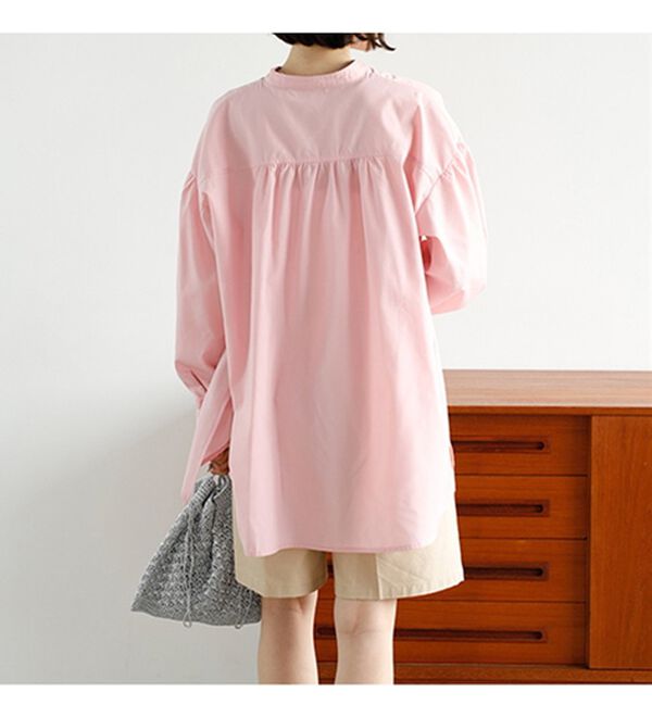 GeeRA（ジーラ）の「イレギュラーヘムスキッパーネックシャツ（シャツ）」｜詳細画像