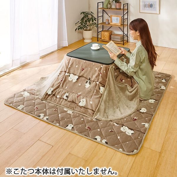 「お買得！コンパクトこたつ布団２点セット（こたつ布団）」｜詳細画像