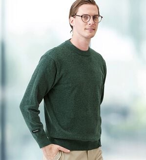 「＜イネド　オム＞もっちりモールセーター（メンズニット・セーター）」｜詳細画像