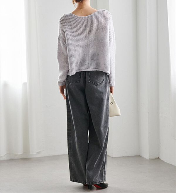 RANAN（ラナン）の「モヘアタッチローゲージシアーニット（ニット・セーター）」｜詳細画像