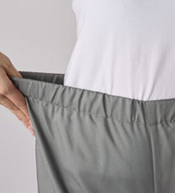 BELLUNA（ベルーナ）の「花粉が付きにくい！静電防止ドレープパンツ（フルレングスパンツ）」｜詳細画像