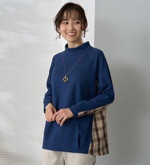 BELLUNA（ベルーナ）の「異素材重ね着風チュニック（チュニック）」｜詳細画像