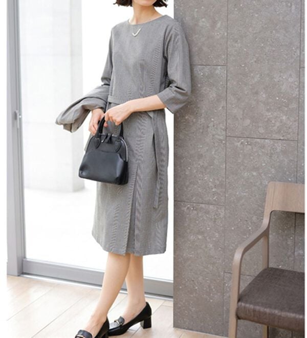 GeeRA（ジーラ）の「洗える！ストレッチカセットスーツ（その他ワンピース）」｜詳細画像