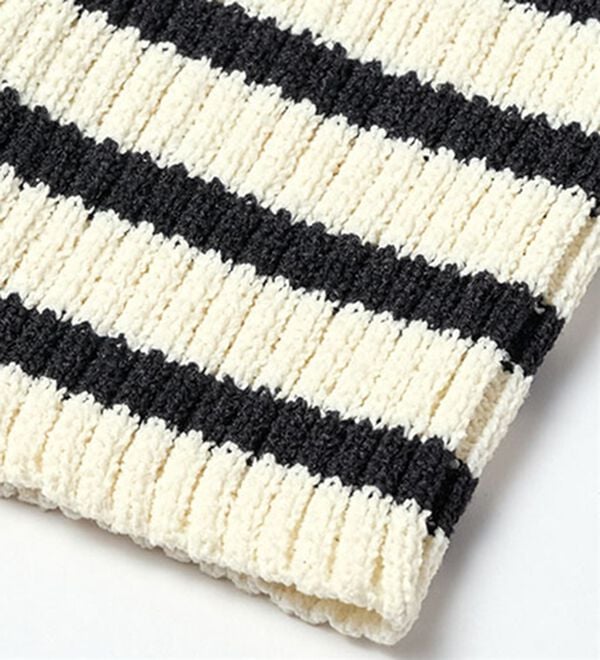 RANAN（ラナン）の「もちもちリブパイピングハイネックニット（ニット・セーター）」｜詳細画像