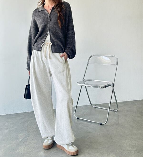 GeeRA（ジーラ）の「２ＷＡＹカーブスウェットパンツ（フルレングスパンツ）」｜詳細画像