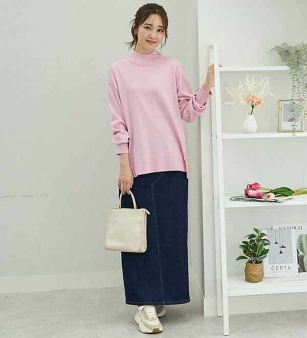 BELLUNA（ベルーナ）の「＜極み編＞肌心地ふんわりハイネックニット（ニット・セーター）」｜詳細画像