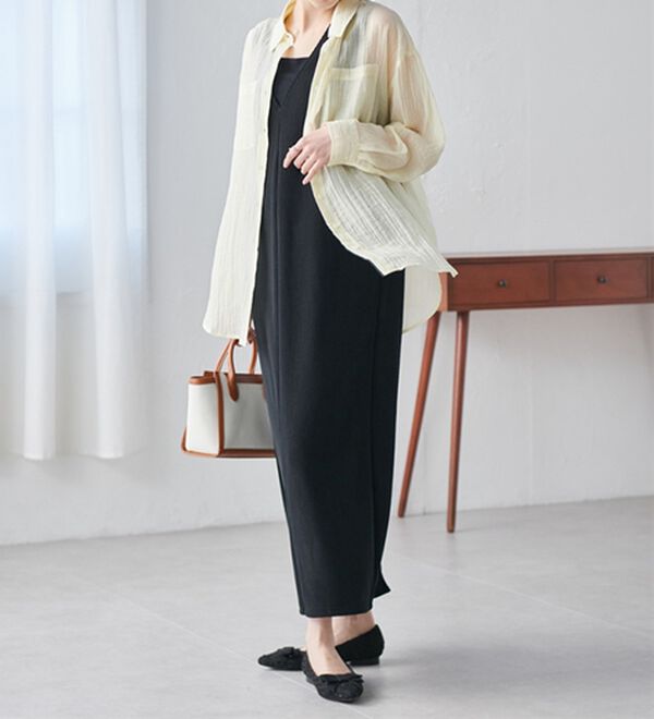 RANAN（ラナン）の「バックスリットシアーシャツ（シャツ）」｜詳細画像