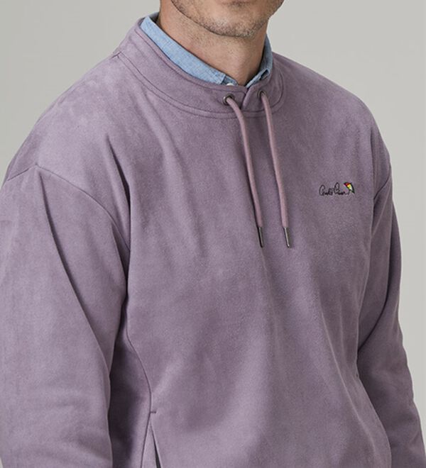 「＜アーノルド　パーマー＞パーカー風スエードトレーナー（メンズトレーナー）」｜詳細画像