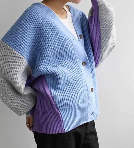 LGB ルグランブルー バッククロスカーディガン