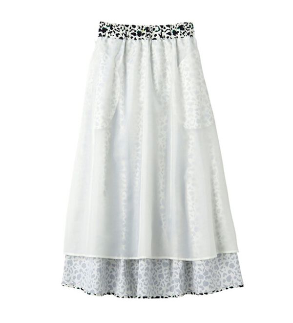 RANAN（ラナン）の「アニマル柄フレアースカート（ロングスカート）」｜詳細画像