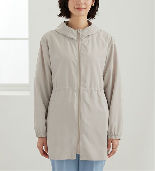 BELLUNA（ベルーナ）の「はっ水加工ドロスト使い軽量パーカー（その他ジャケット）」｜詳細画像