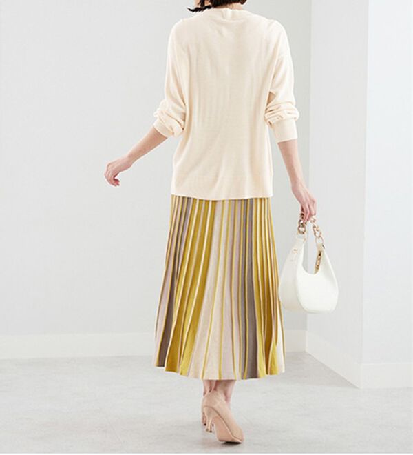 BELLUNA（ベルーナ）の「ふんわり袖カシミヤタッチプルオーバー（ニット・セーター）」｜詳細画像