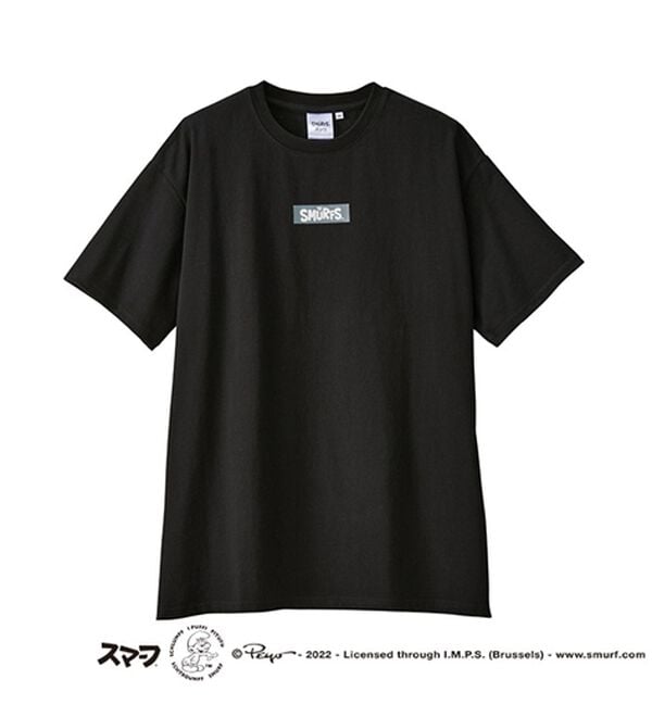 GeeRA（ジーラ）の「【スマーフ】コラボプリントＴシャツ（カットソー）」｜詳細画像