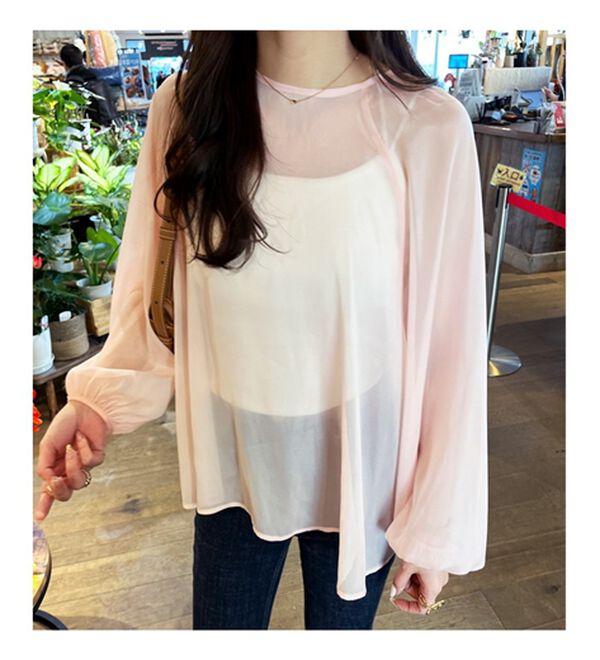 GeeRA（ジーラ）の「バックリボンシアーブラウス（ブラウス）」｜詳細画像