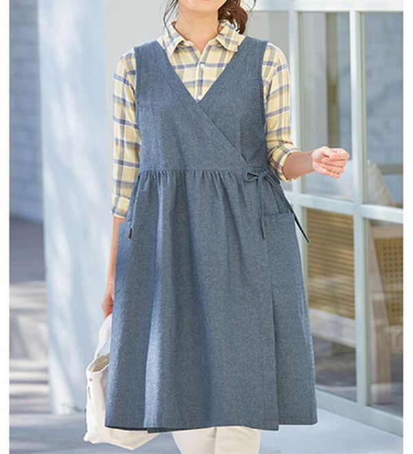 「そのままお出かけ！エプロンワンピース（エプロン）」｜詳細画像