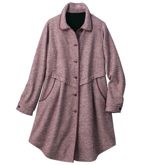 VINNO（ヴィノ）の「プライムウォームボンディングチュニックワンピース（チュニックワンピース）」｜ワイン