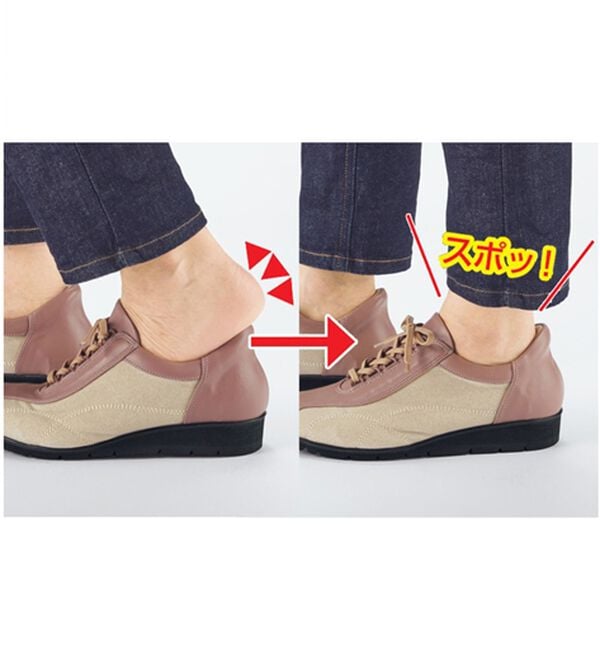 ルフラン（ルフラン）の「時見さんのスッと履ける５Ｅストレッチウォーキング（スニーカー）」｜詳細画像