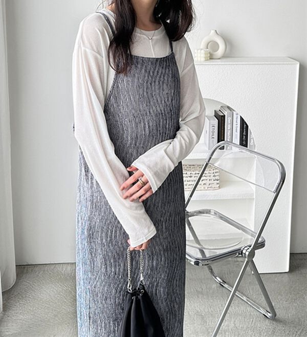 GeeRA（ジーラ）の「ベロアプリーツキャミワンピース（その他ワンピース）」｜詳細画像