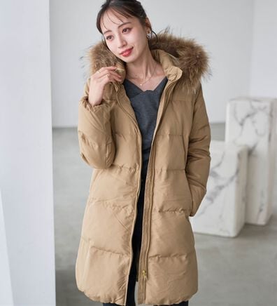 RANAN（ラナン）の「リアルファー付ダウンコート（ダウンコート・ジャケット・ベスト）」