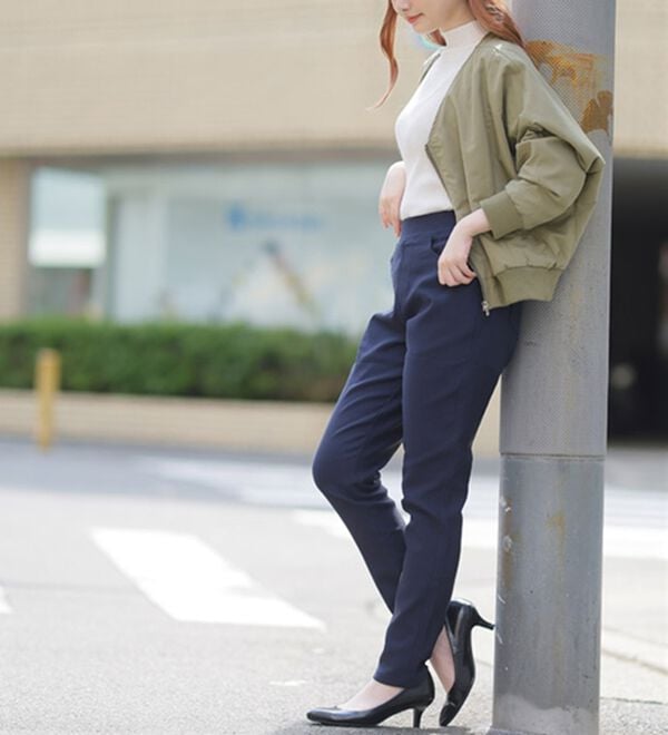 A HAPPY MARILYN（アハッピーマリリン）の「【Ｍ～８Ｌ】楽ちん暖かスキニーパンツ（スリム・スキニーパンツ）」｜詳細画像