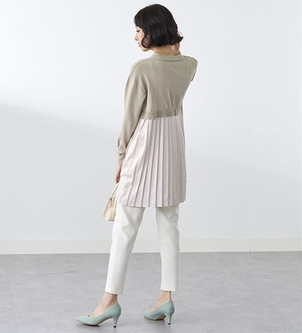 BELLUNA（ベルーナ）の「スタイルアップ！バックプリーツカーディガン（ニットカーディガン）」｜詳細画像