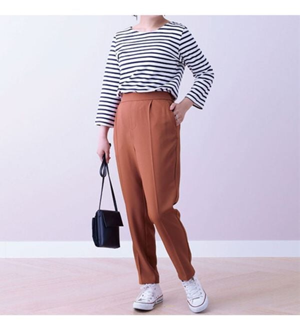 BELLUNA（ベルーナ）の「サラサラ美脚テーパードパンツ（テーパードパンツ）」｜詳細画像