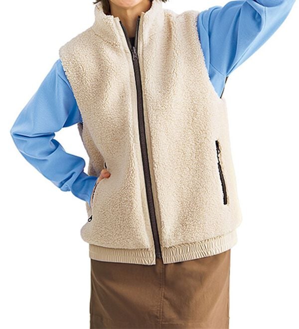 BELLUNA（ベルーナ）の「配色ラインニットプルオーバー（ニット・セーター）」｜詳細画像