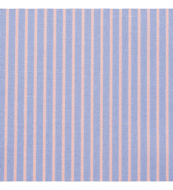 VINNO（ヴィノ）の「ハイネックシャーリングストライプブラウス（ブラウス）」｜詳細画像