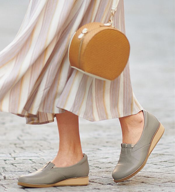 ルフラン（ルフラン）の「メディフィット５Ｅ甲ゴムシューズ（スリッポン）」｜詳細画像