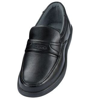 「日本製　こだわり仕様のゆったり幅広快適シューズ（メンズウォーキングシューズ）」｜ブラック