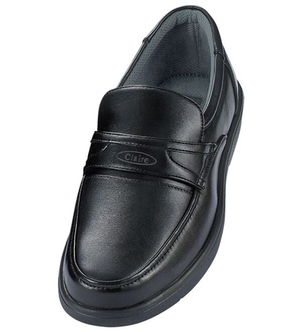 「日本製　こだわり仕様のゆったり幅広快適シューズ（メンズウォーキングシューズ）」｜ブラック