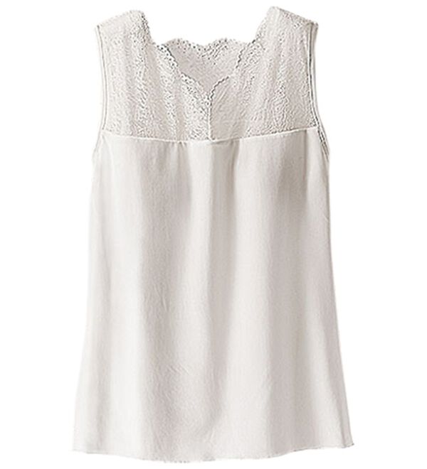 BELLUNA（ベルーナ）の「レース素材カップ付タンクトップ（タンクトップ・キャミソール）」｜詳細画像