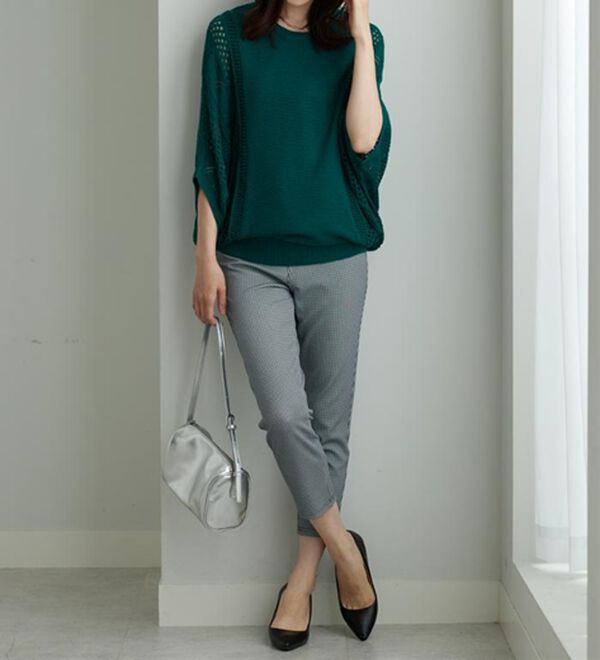 BELLUNA（ベルーナ）の「【接触冷感】ヒンヤリ速乾！かのこ素材レギンスパンツ（スパッツ・レギンス）」｜詳細画像