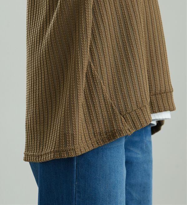 BELLUNA（ベルーナ）の「【インナー付き】透かしドルマンベストアンサンブル（アンサンブル）」｜詳細画像