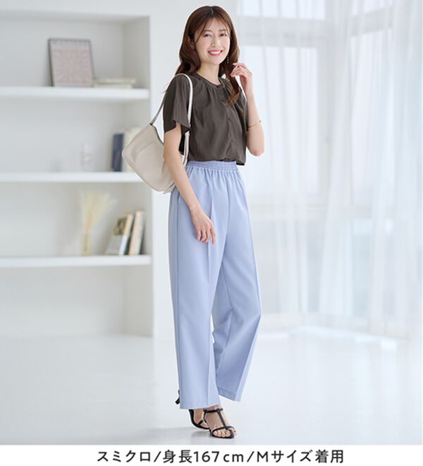 alotta（アロッタ）の「インコーデもすっきり決まる！前後２ＷＡＹケープ風ブラウス（ブラウス）」｜詳細画像