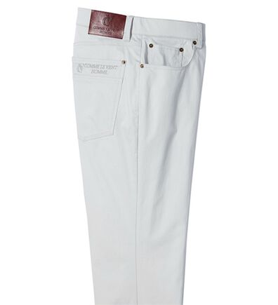 「＜コムルヴァン・オム＞涼感翡翠チノパンツ（メンズフルレングスパンツ）」